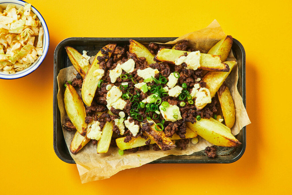 Korean Steak Nacho Fries Fusion