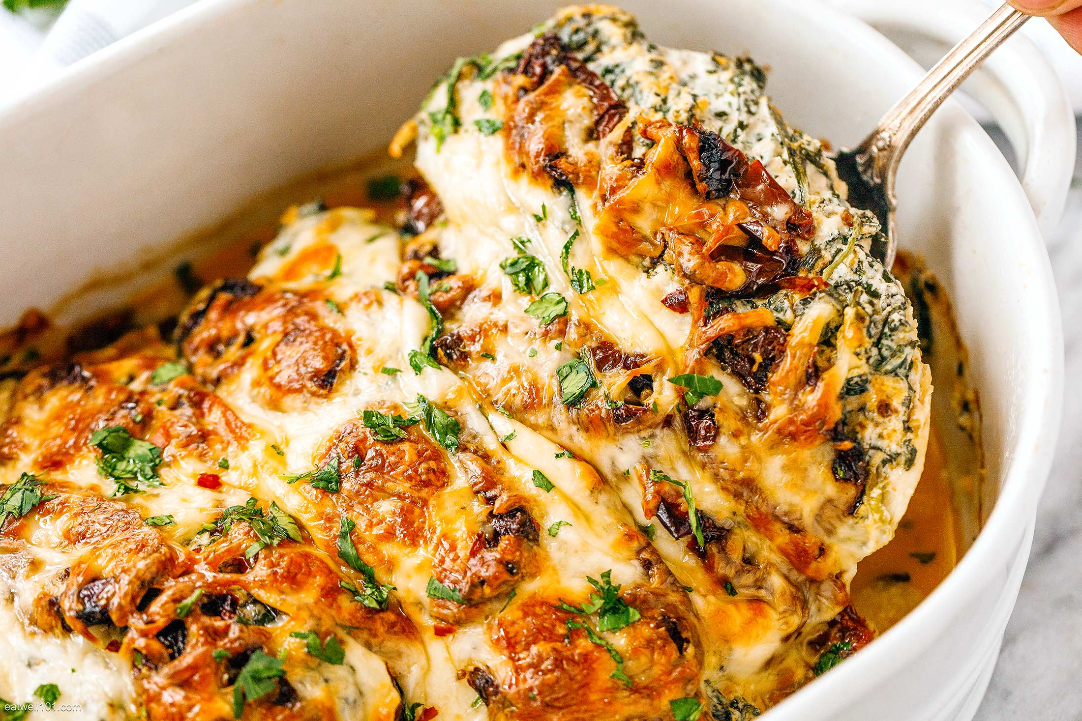 Tuscan Chicken Baked